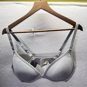 Lucky Brand 40C Padded Wireless Bra Womens Light Gray Super Soft 2168